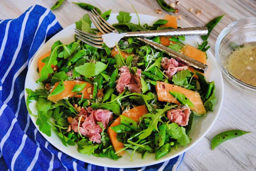 Melon & Prosciutto Salad