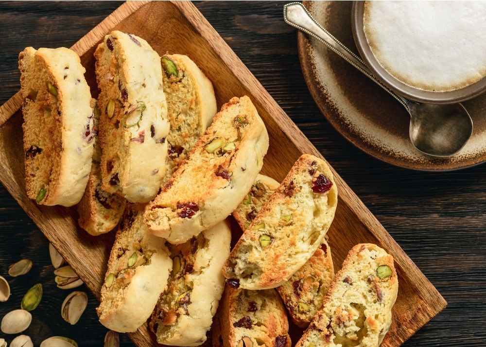 Cranberry Pistachio Biscotti