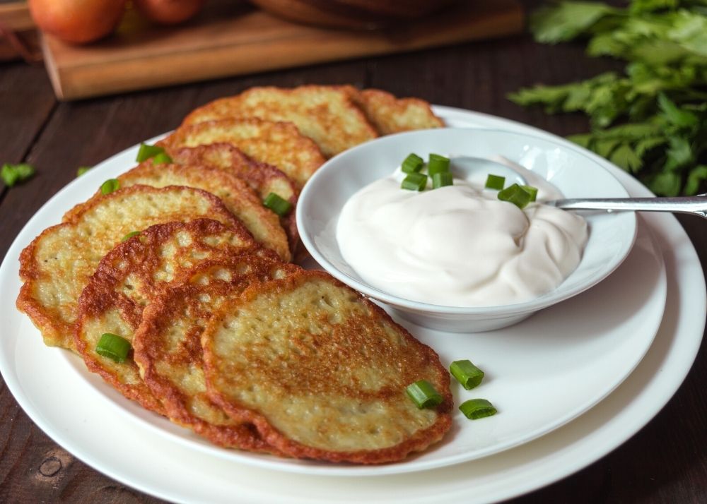potato latkes